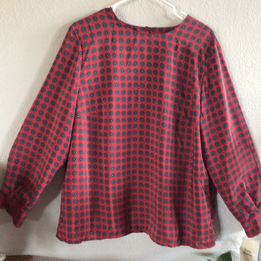 ❣️Leslie Fay NWT plus size long sleeve blouse